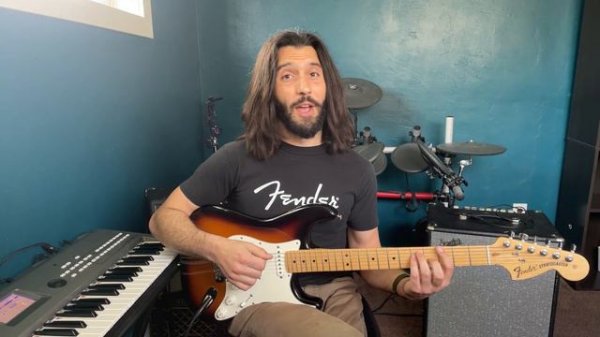 Power Chord Cycle #5: G5 D5 E5 C5 | Guitar Play Along Workout