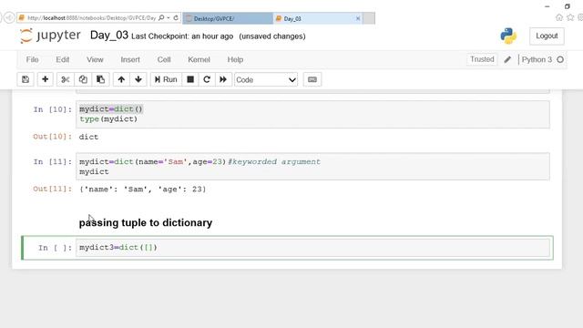 Day 3 - Part 1 | Dictionary in Python | InfyTQ Preparation смотреть онлайн