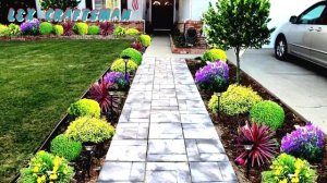 Дизайн клумбы перед забором | Как сделать клумбу своими руками |Клумба перед забором