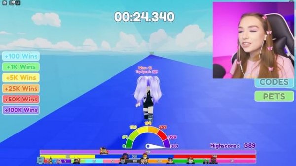 СТАЛА САМОЙ БЫСТРОЙ в ROBLOX ! ?