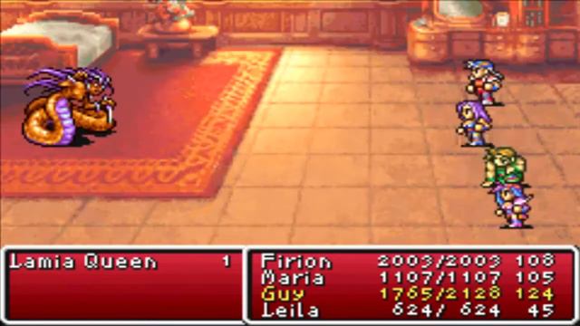 Final Fantasy 2 Dawn of Souls (GBA) Boss #6 Lamia Queen смотреть онлайн