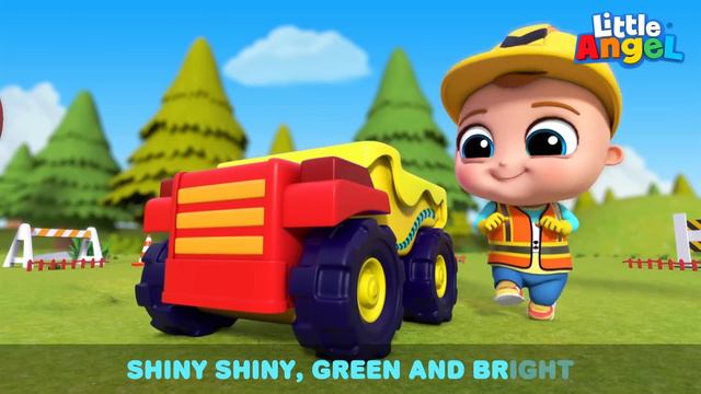 Construction Workers Song | Little Angel Kids Songs & Nursery Rhymes