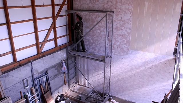 Обзор самодельных строительных лесов. смотреть онлайн