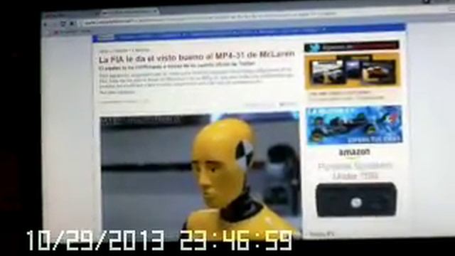 Aprobado el crash test del Mclaren MP4 31 смотреть онлайн