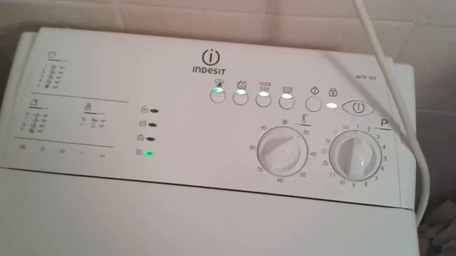 Indesit WITP 102 migające diody смотреть онлайн