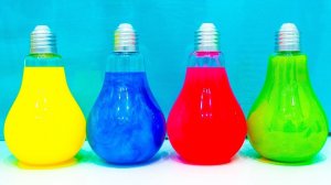 Лампочки с Лизунами и Сюрпризами внутри - Учим Цвета с героями мультиков