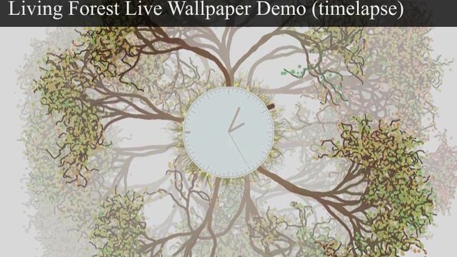 Living Forest Live Wallpaper (timelapse) смотреть онлайн