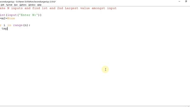 Python Program - Find First Maximum and Second Maximum out of N inputs | Explained & Implemented смотреть онлайн