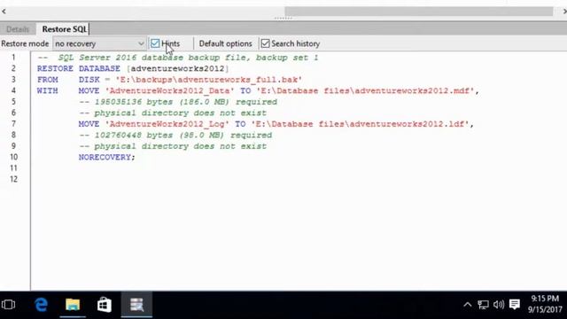 SQL BAK Explorer - an introduction смотреть онлайн