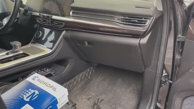 Как заменить салонный фильтр на EXEED VX на новый NORDFIL угольный CN1192K (301001199AA и RF001EX)