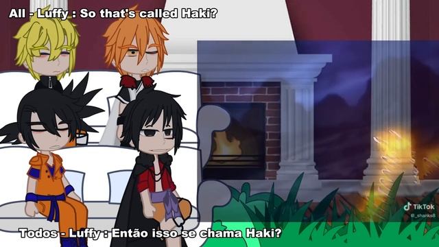 Animes React To Luffy || One Piece || Gacha React смотреть онлайн