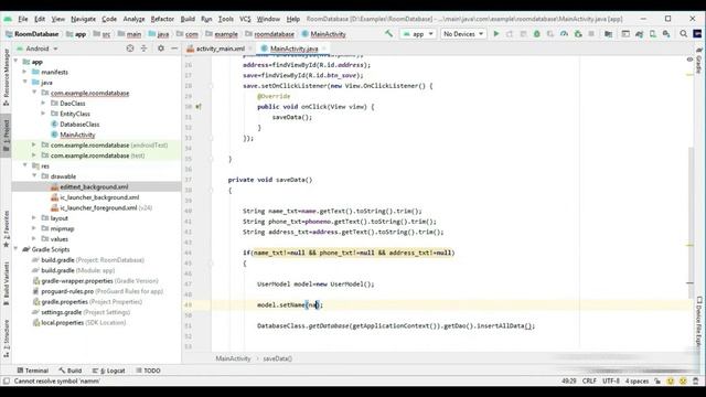 How to Save and get Data local data using Room Database in Android Studio | Game App Studio смотреть онлайн