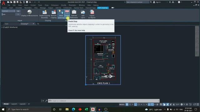 Convert pdf to dwg in autocad 2021 | Insert pdf in autocad смотреть онлайн