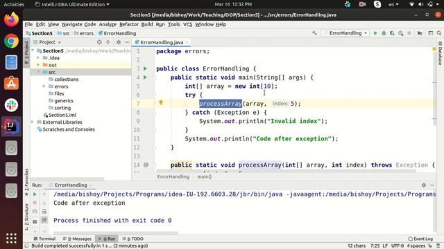 Java Advanced: Collections / Files / Error handling- Part 01 - Section 05 смотреть онлайн