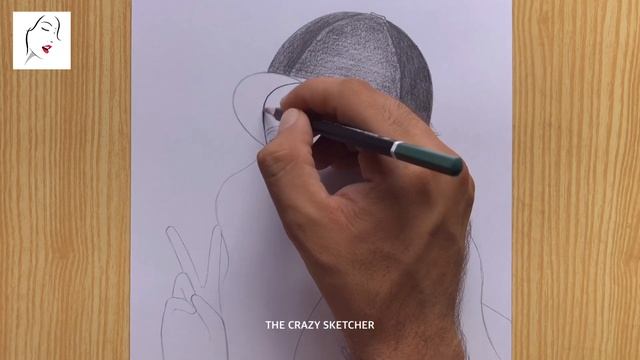 A Girl Drawing with a Wearing Mask step by step | How to draw a Girl | Mask Girl Drawing | Drawing смотреть онлайн