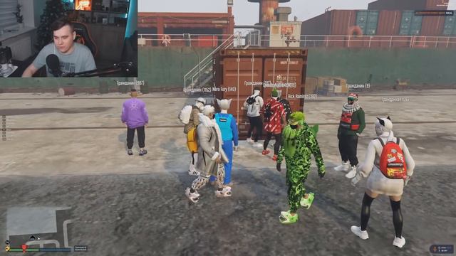 САМАЯ НИЗКАЯ СТАВКА ЗА КОНТЕЙНЕР! НАКОНЕЦ-ТО ПОВЕЗЛО В GTA 5 RP смотреть онлайн