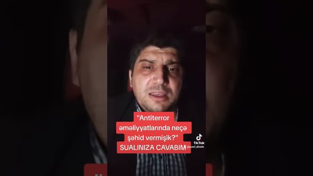 Antit*error əməliyyatları zamanı neçə şəhid vermişik? - Hamının sualına CAVABIM смотреть онлайн