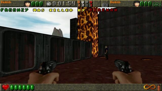 Rise of the Triad (WinRottGL) - Botmatch Multiplayer Gameplay смотреть онлайн