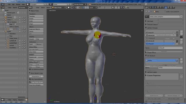6/ Blender - Second Life : Copie des weight vertices смотреть онлайн