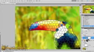 Превращаем фото в витраж. Урок Photoshop.