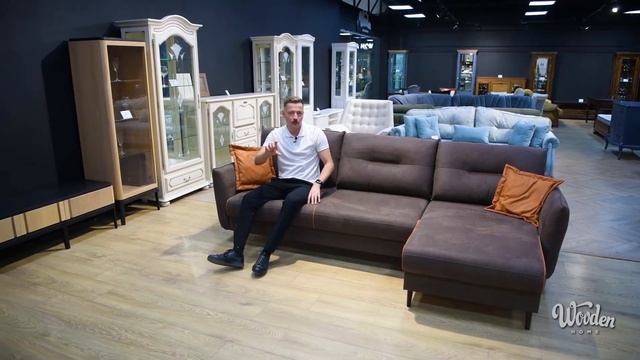 Угловой диван Брауни. Диваны Прогресс. Мебель Белоруссии Wooden Home смотреть онлайн