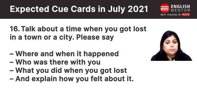 Cue Cards Prediction July 2021 | IELTS Speaking 2021 | English Mentor IELTS смотреть онлайн