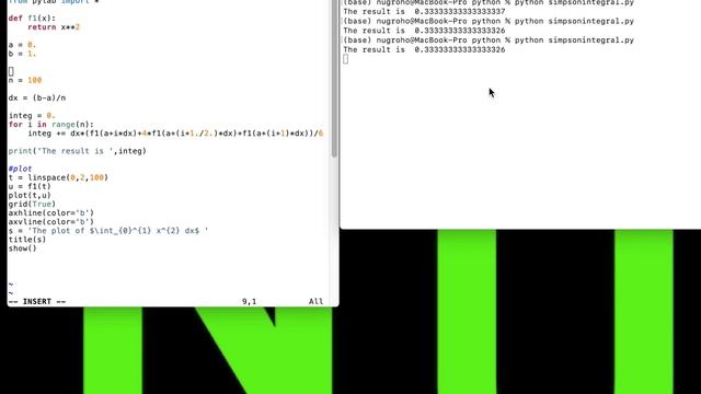 Numerical Integration in Python, Simpson 1/3 Rule смотреть онлайн