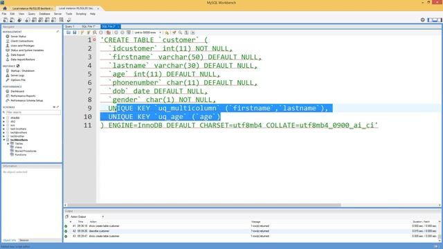 Dropping Unique Constraint from MySQL table | MySQL Developer Tutorial | MySQL Tutorial смотреть онлайн
