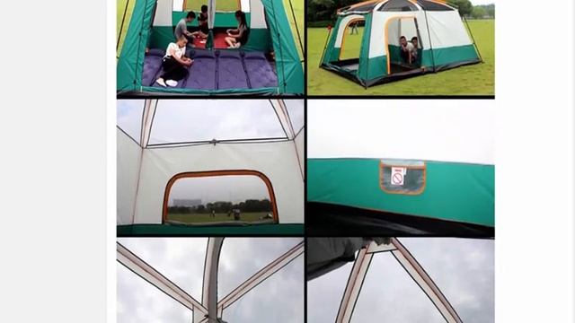 Туристическая палатка The Camel, большая Ультралегкая с двумя спальнями