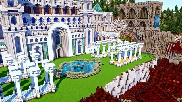 Minecraft Timelapse | Medieval Harbor City | Khiessal Start To Finish