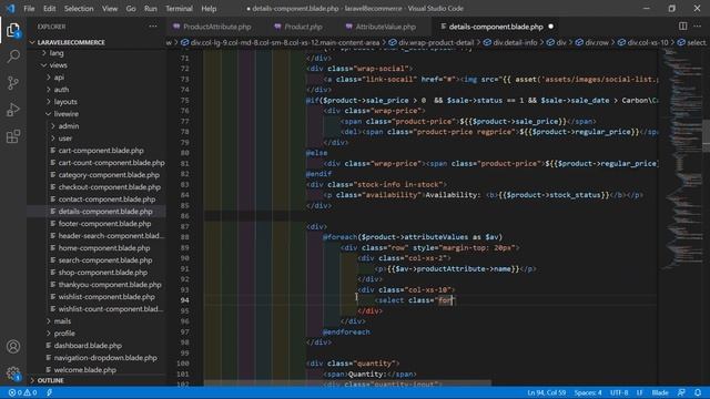 Laravel 8 E-Commerce - Show Product Attributes On Product Details Page смотреть онлайн
