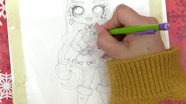 Guess The Next LOL OMG DIY Makeover Creating OMG Coloring Page смотреть онлайн
