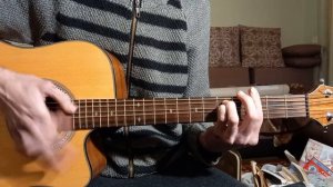 Владимир Высоцкий Идут по Украине солдаты группы Центр РАЗБОР на шестиструнке КАВЕР