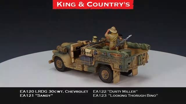 King & Country's Toy Soldiers - LRDG 30cwt. Chevrolet Truck & Crews (EA120-123) смотреть онлайн
