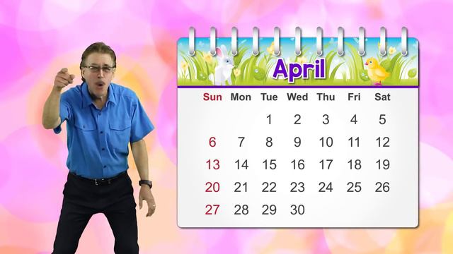April | Calendar Song for Kids | Month of the Year Song | Jack Hartmann смотреть онлайн