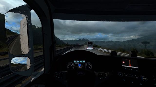 Euro Truck Simulator 2 1.37 - Realistic Rain v3.4.1 - Ford F-Max смотреть онлайн