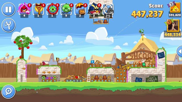 Angry Birds Friends. Pig to school 6. 3 stars. Passage from Sergey Fetisov смотреть онлайн