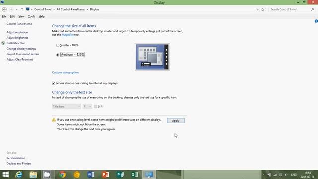 Windows 8.1 Back to Basics How to increase text and icon size in Windows смотреть онлайн