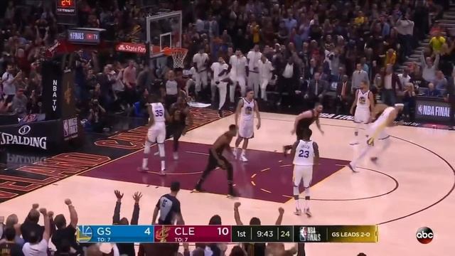 LeBron James ALLEY OOP HIMSELF DUNK Game 3 Warriors vs Cavaliers 2018 NBA FINALS смотреть онлайн