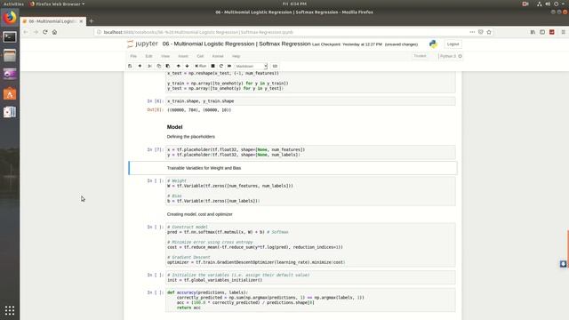 Softmax Regression in TensorFlow #06 смотреть онлайн