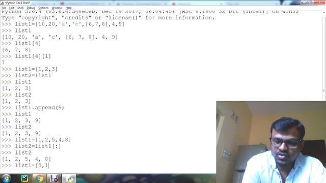 Python Tutorials|Nested Lists|Copy List|List As An Argument To A Function|Day-21|By Ashwath M Shett смотреть онлайн
