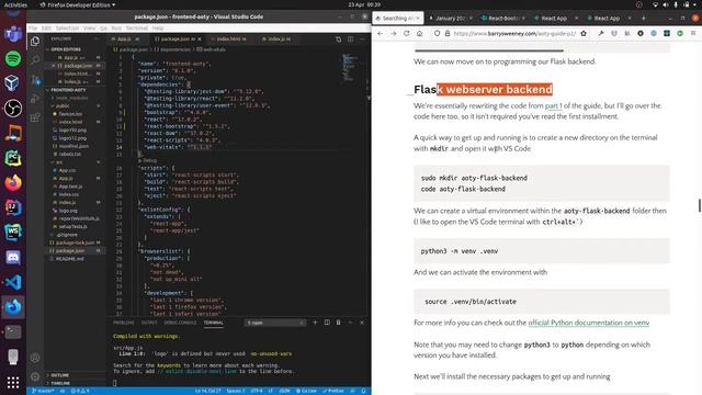 Searching Album of The Year using Flask, Selenium, Docker, and React смотреть онлайн