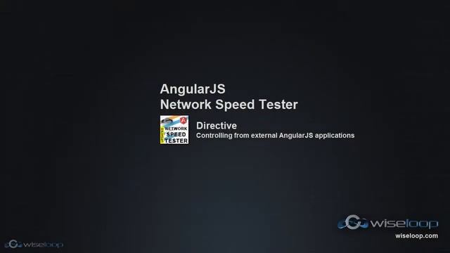 AngularJS Network Speed Tester - Screencast смотреть онлайн