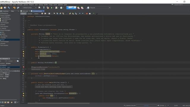 Texto Multilinea en JLabel en Java + Apache NetBeans 12.2 ? смотреть онлайн