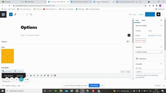English Landing Page ‹ Real Estate Development — WordPress смотреть онлайн