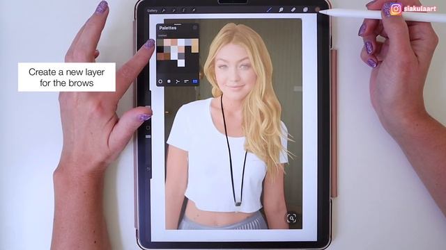 How To Draw Faceless Portrait with Procreate Tutorial | Digital Illustration Portrait from Photo смотреть онлайн