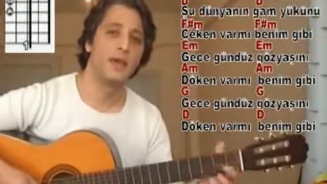Gitar Dersi Öner Yavuz Gitar Dersleri 47 Bare Arpej ve Ritmle Şarkı Talihim Yok Kıraç смотреть онлайн