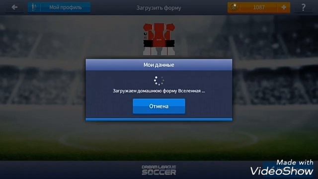 Как поменять форму или логотип команды в игре Dream League Soccer. смотреть онлайн