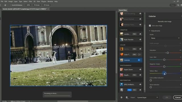 #photoshop2023 Adobe Photoshop 2023,Black And White Photo Editing In Neural Filter