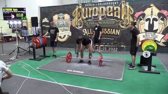 Алейников Денис Строгий подъем штанги на бицепс ДК 83 кг св 87,60 кг смотреть онлайн